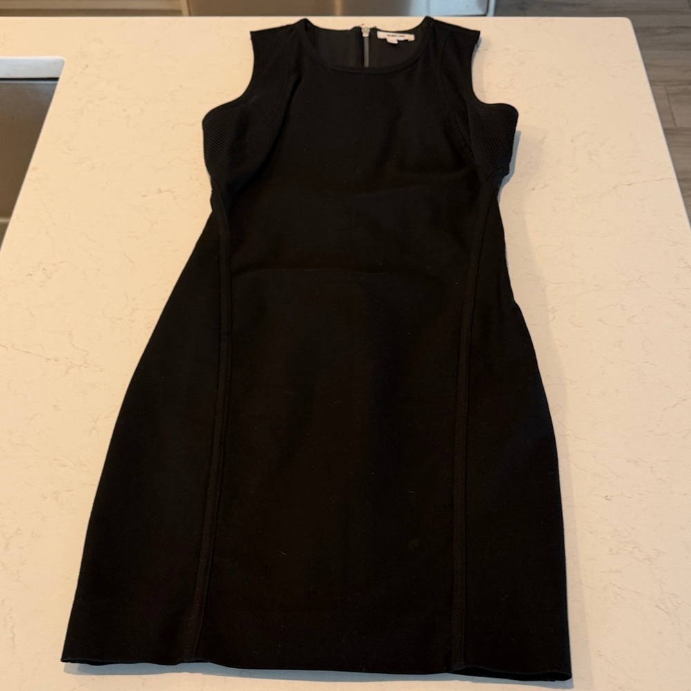 Helmut Lang Elegant Black Sleeveless Mini Dress